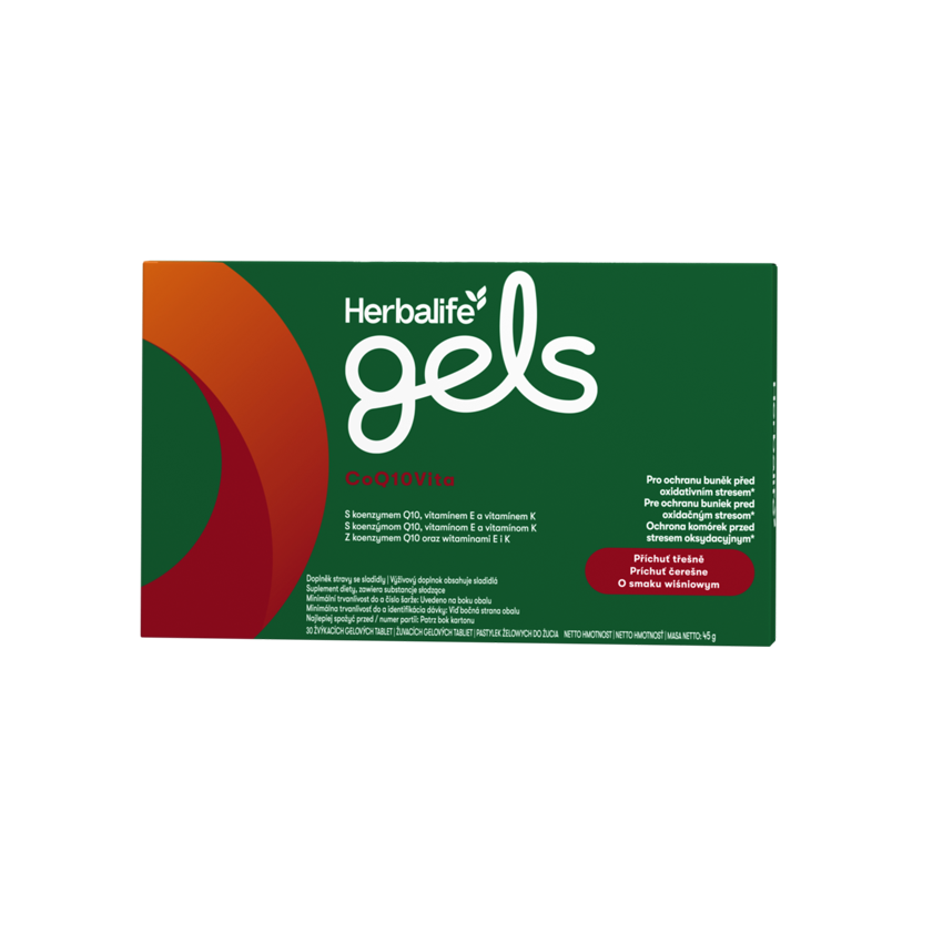 Herbalife Gels CoQ10Vita Wiśniowe 30 pastylek żelowych do żucia