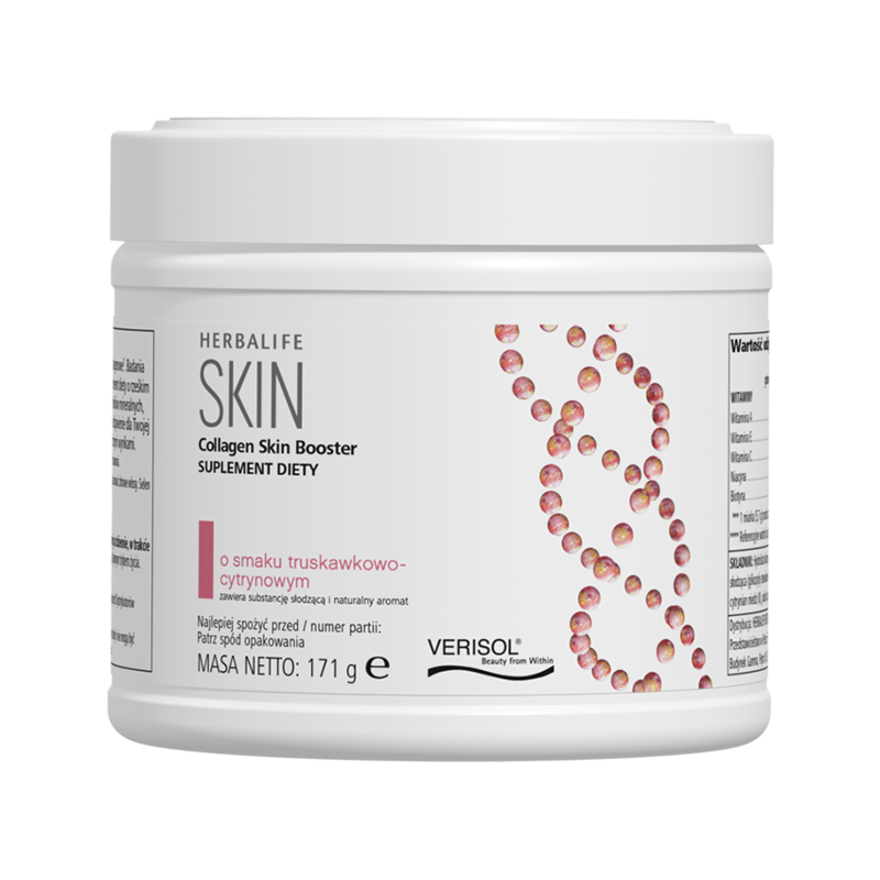 Collagen Skin Booster o smaku truskawkowo-cytrynowym