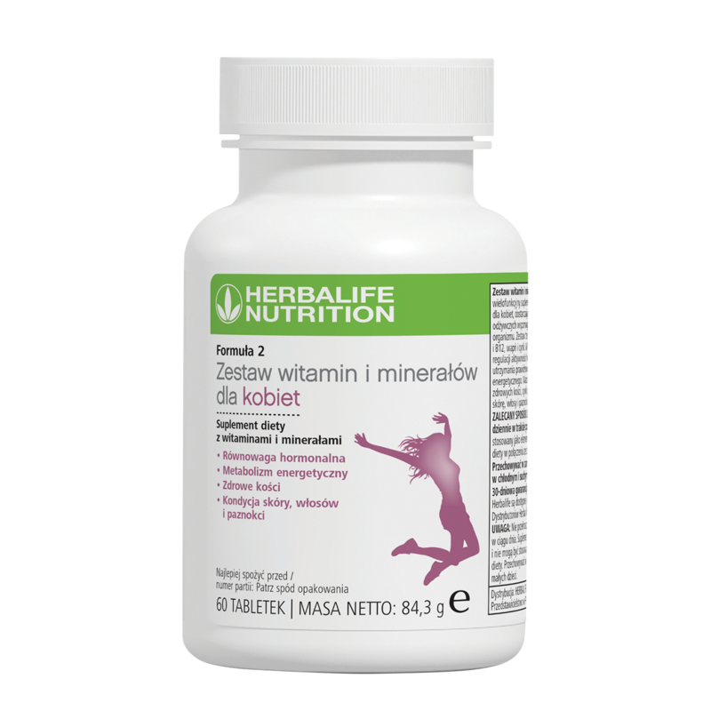 Zestaw witamin i minerałów dla kobiet Formuła 2
