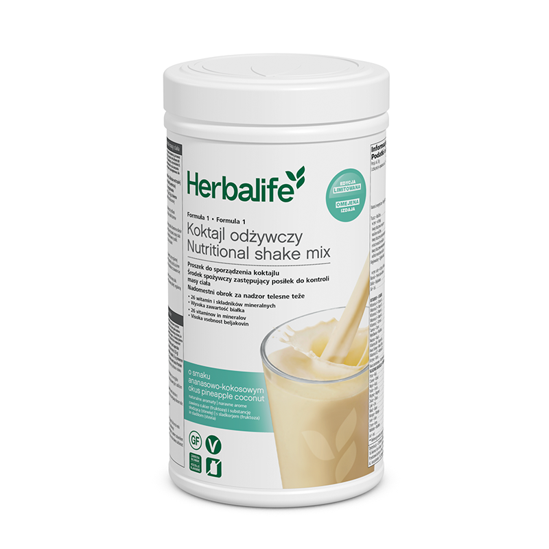 Koktajl odżywczy Edycja limitowana o smaku ananasowo - kokosowym 550 g