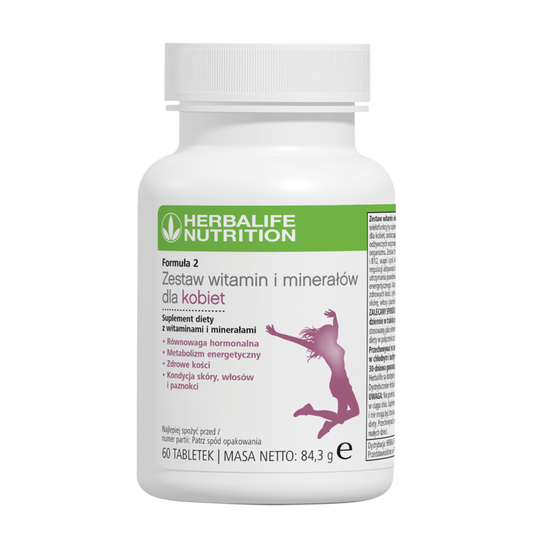 Zestaw witamin i minerałów dla kobiet Formuła 2