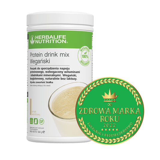 Protein drink mix Wegański o smaku waniliowym 560 g